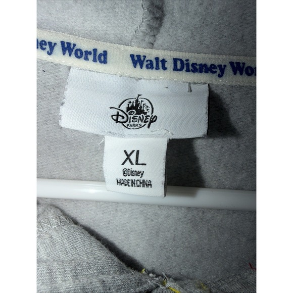 Disney Parks Walt Disney World 1971 Gray Hoodie with Colorful Logo Women's XL - Picture 4 of 12